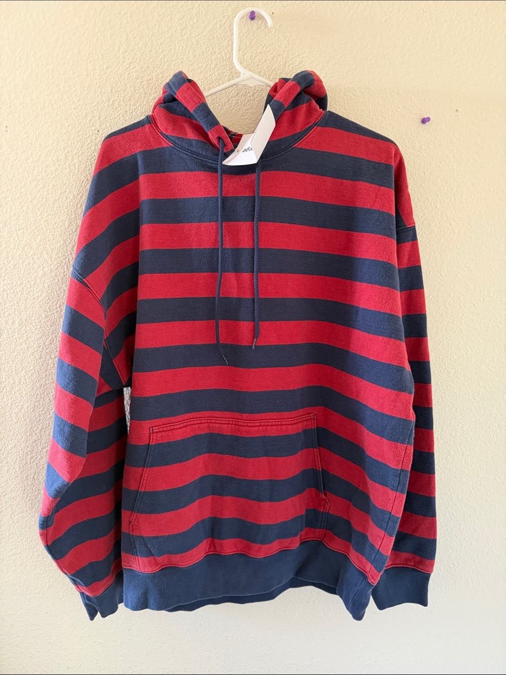 Brandy melville oversized Christy striped hoodie